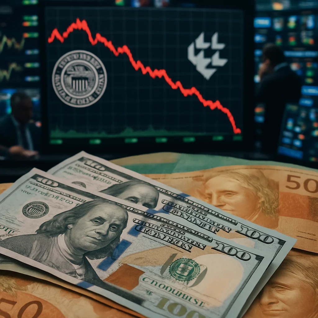 Dólar encerra em queda a R$ 5,322, menor cotação desde junho de 2024