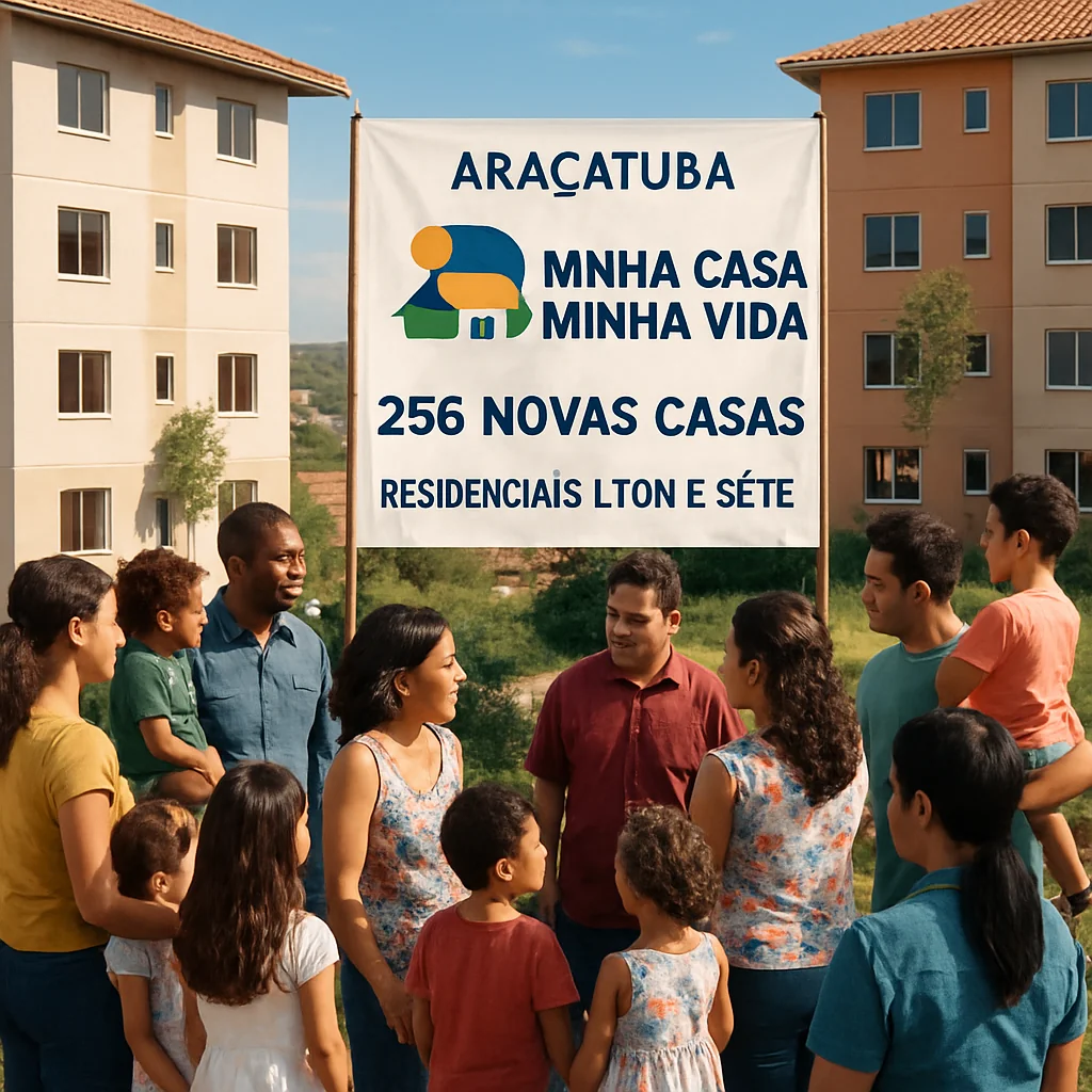 Inscrições abertas: 256 casas do Minha Casa Minha Vida em Araçatuba