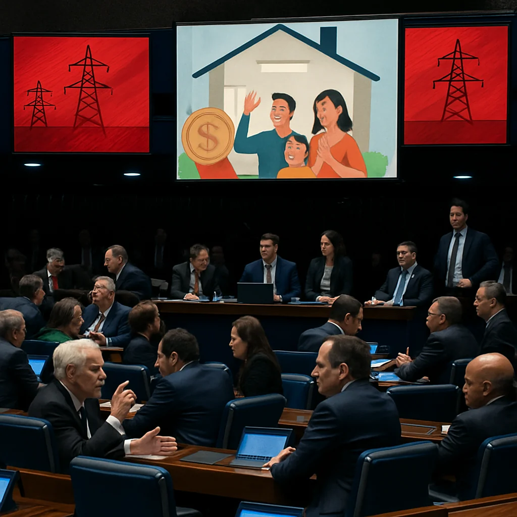 Conta de luz segue na bandeira vermelha em agosto: MP 1.300/2025 aprovada