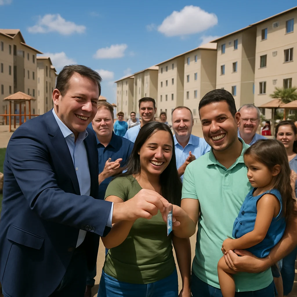Fávaro Entrega 256 Moradias do Minha Casa Minha Vida em Nova Mutum