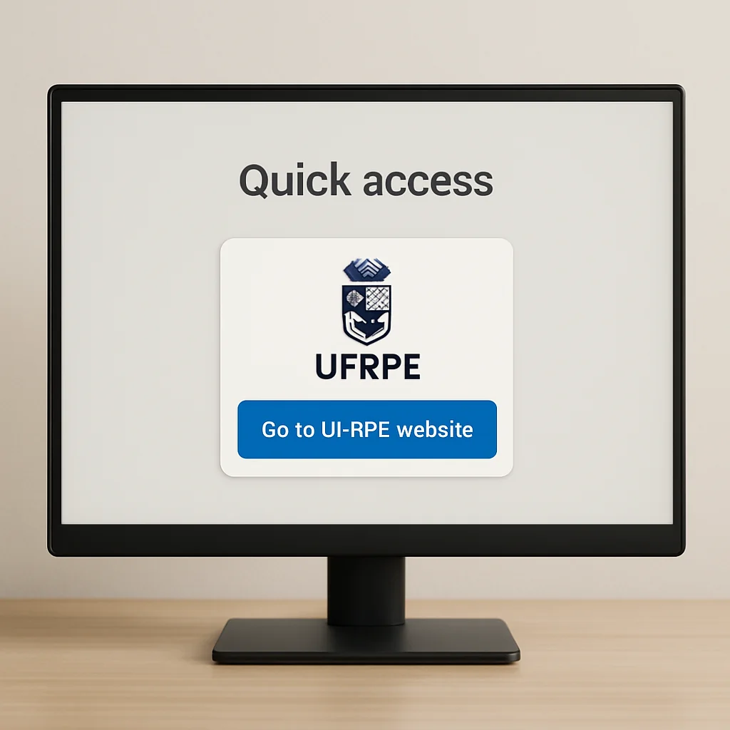 Acesso rápido à UFRPE: Clique no botão e entre no site oficial da Universidade Federal Rural de Pernambuco