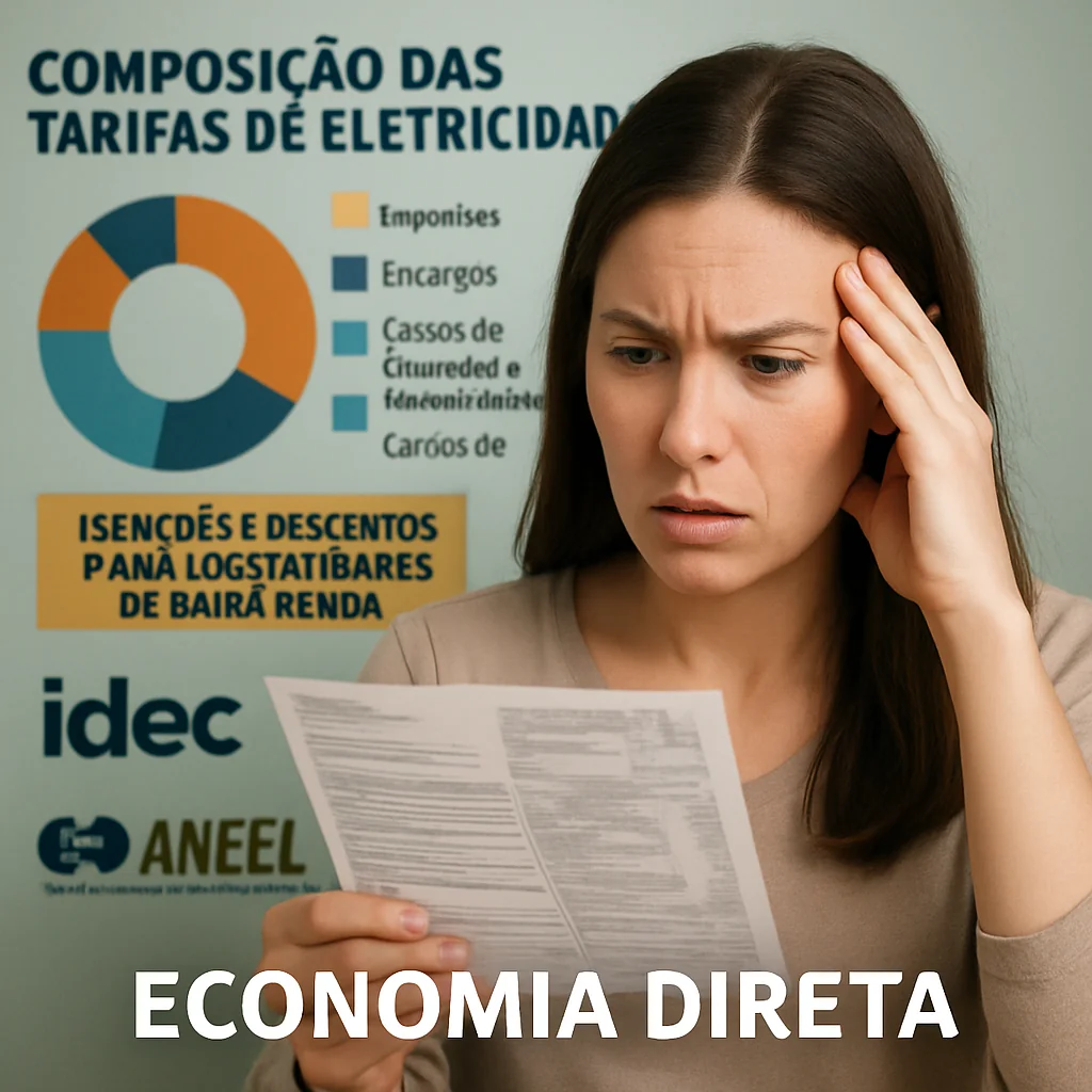 Economia Direta: Consumidor médio não sabe o que paga na conta de luz