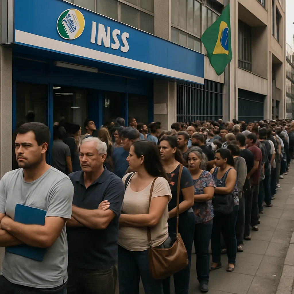 Fila do INSS Volta a Subir: 2,63 Milhões de Pedidos em Agosto de 2025