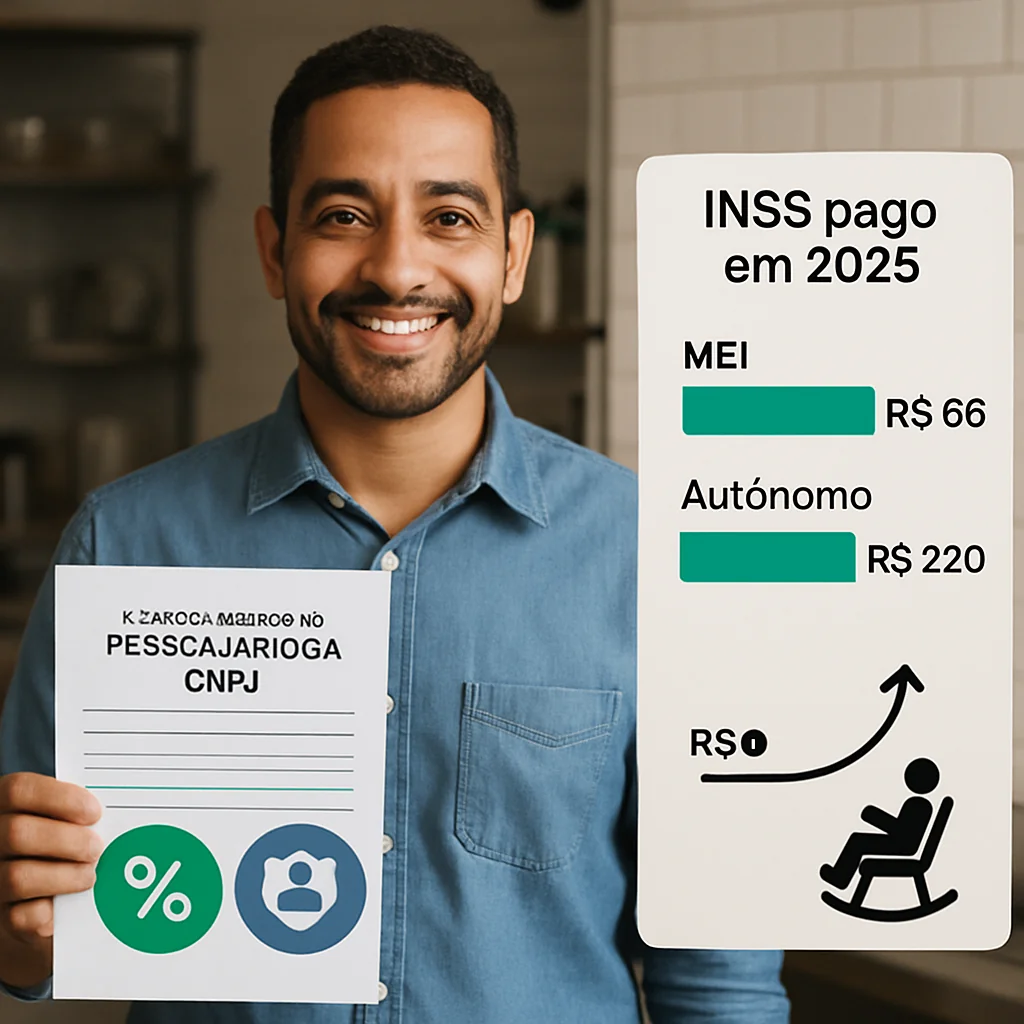 MEI em 2025: Diferenças na contribuição ao INSS e impacto na aposentadoria