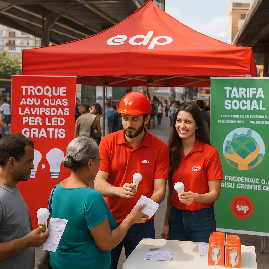 EDP leva ação itinerante gratuita de troca de lâmpadas LED e Tarifa Social à Serra