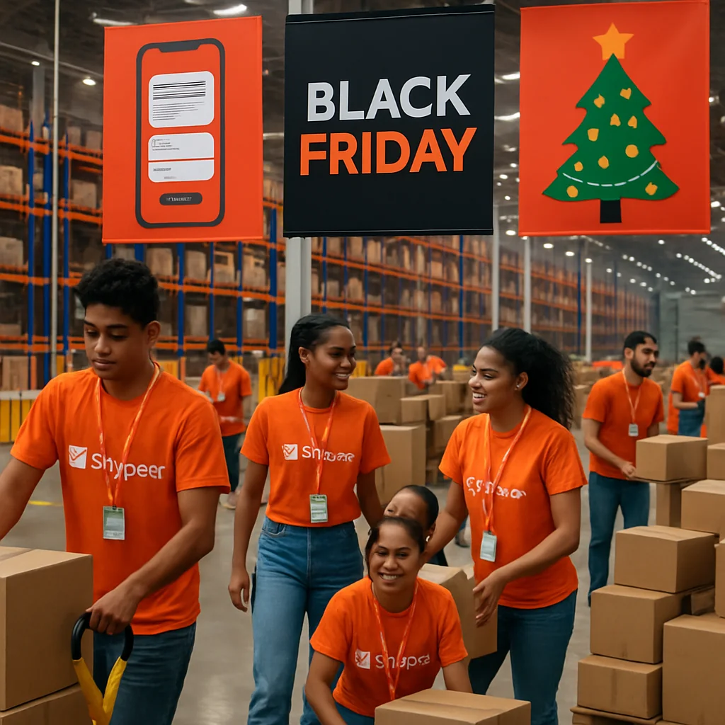 Economia: Shopee abre 10 mil vagas temporárias no Brasil, 82 em PE