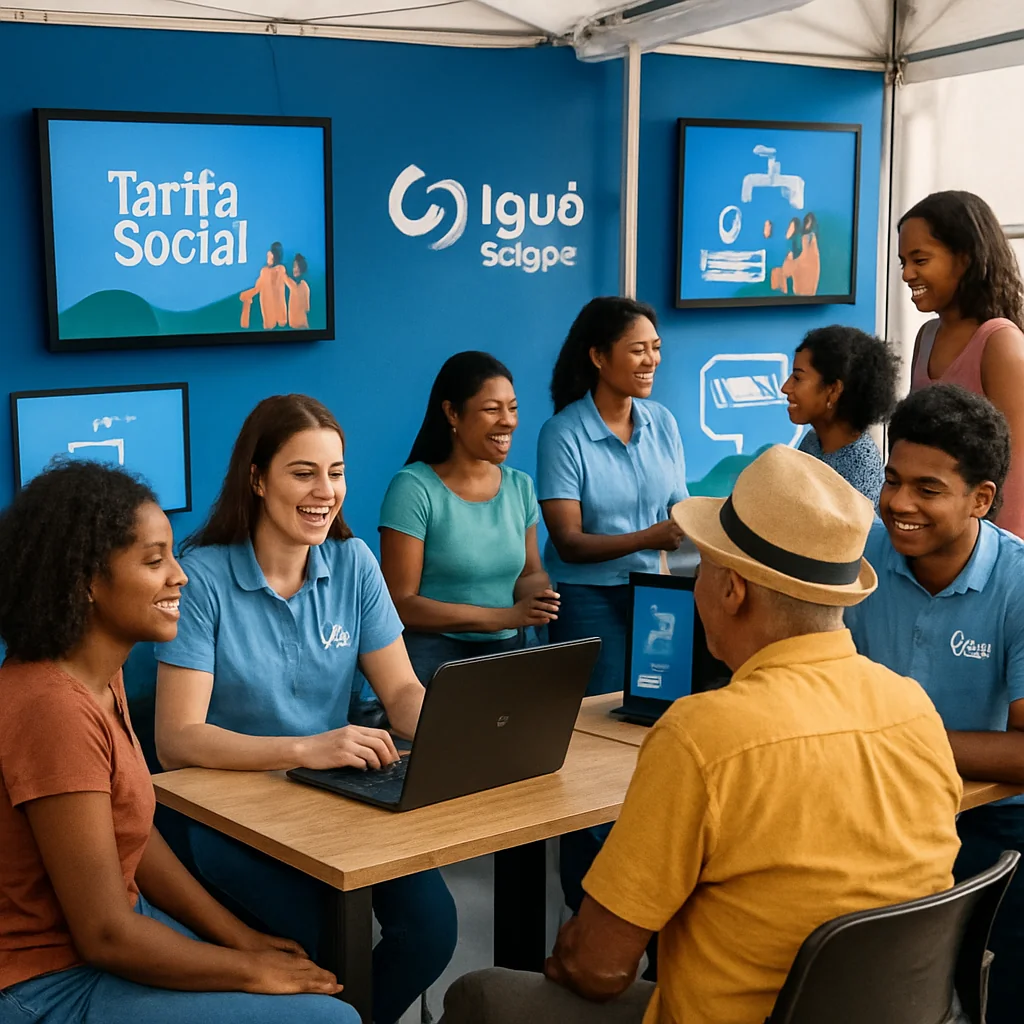 Campanha da Iguá Sergipe amplia cadastramento para Tarifa Social