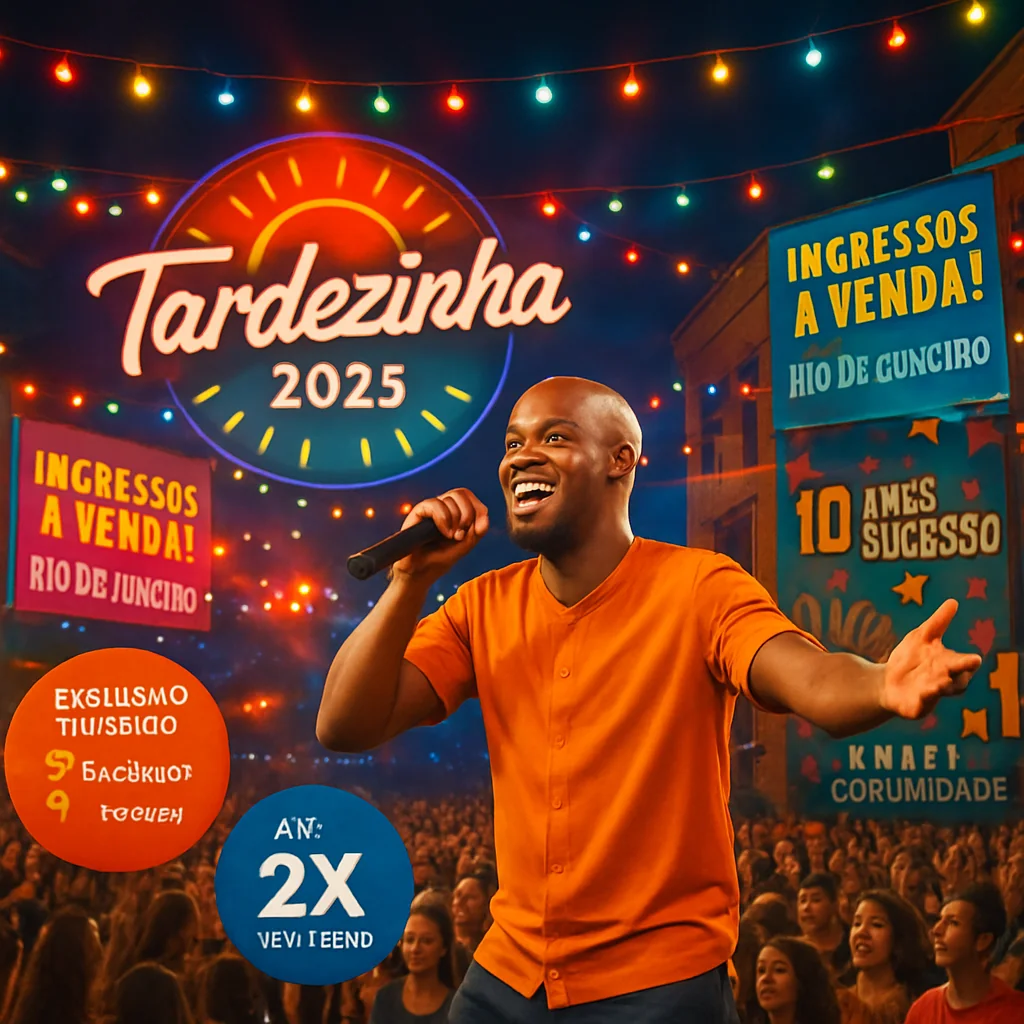 Turnê Tardezinha 2025: Vendas Ingressos Finais Rio e São Paulo