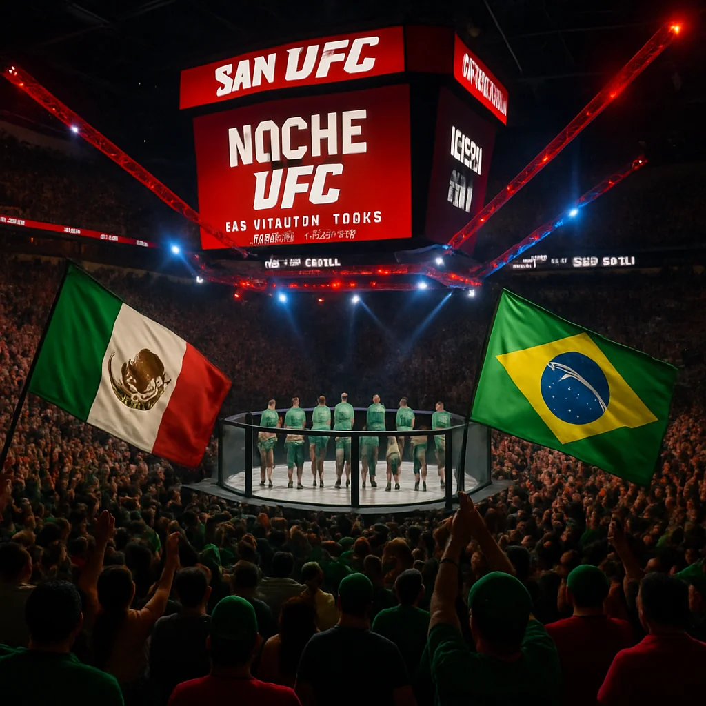 San Antonio 2025 recebe Noche UFC com 8 brasileiros em destaque
