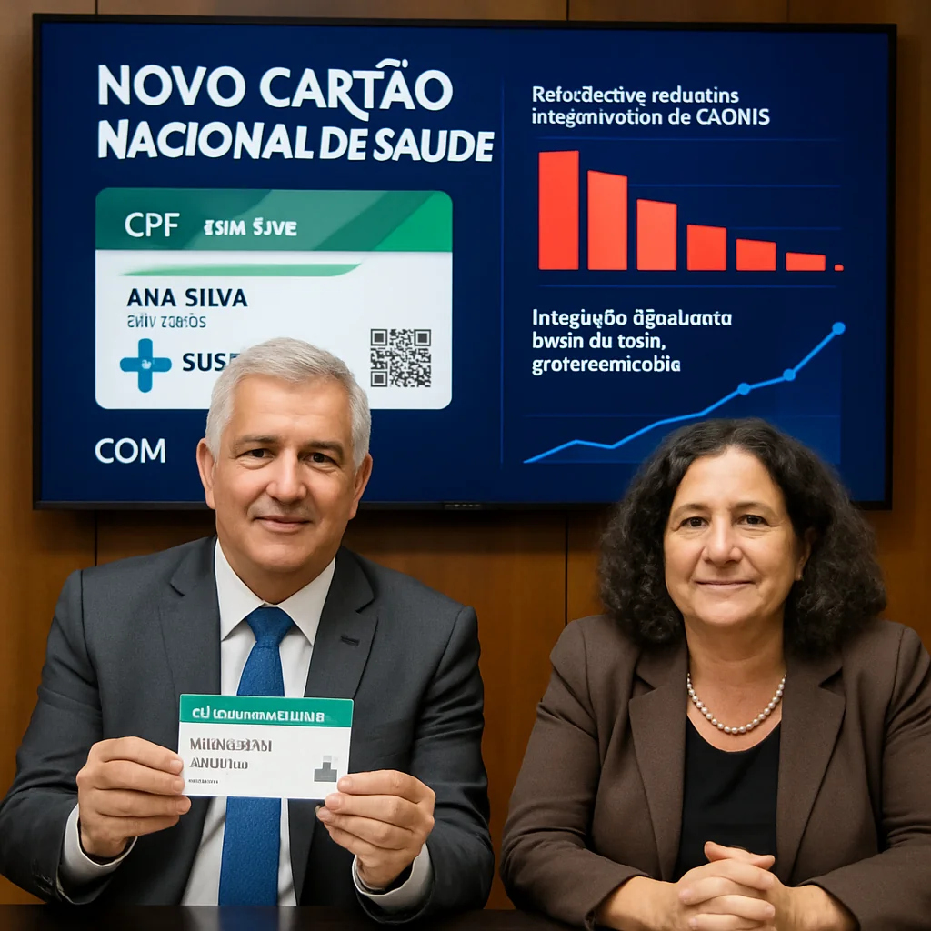 Integração de Dados no SUS: Ministério da Saúde emite Cartão SUS com CPF