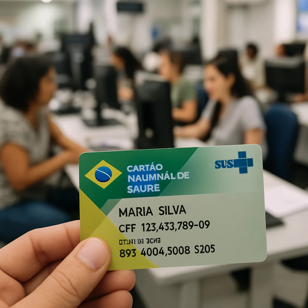 Novo Cartão Nacional de Saúde exibe nome e CPF desde 16/set