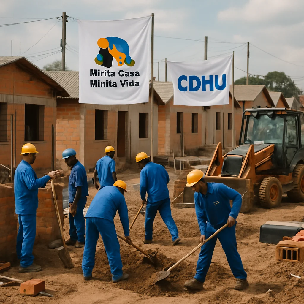 318 Novas Moradias Populares em Vargem Grande via MCMV e CDHU