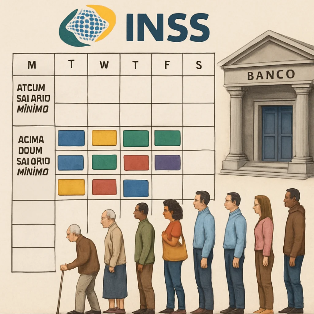 INSS inicia 24/09 o calendário de pagamentos para aposentadorias e pensões
