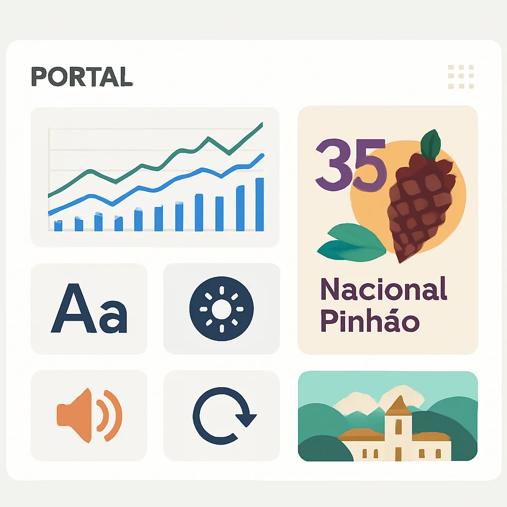 Acesse Nossos Serviços: Portal da Transparência, IPTU 2025 e Festa Nacional do Pinhão