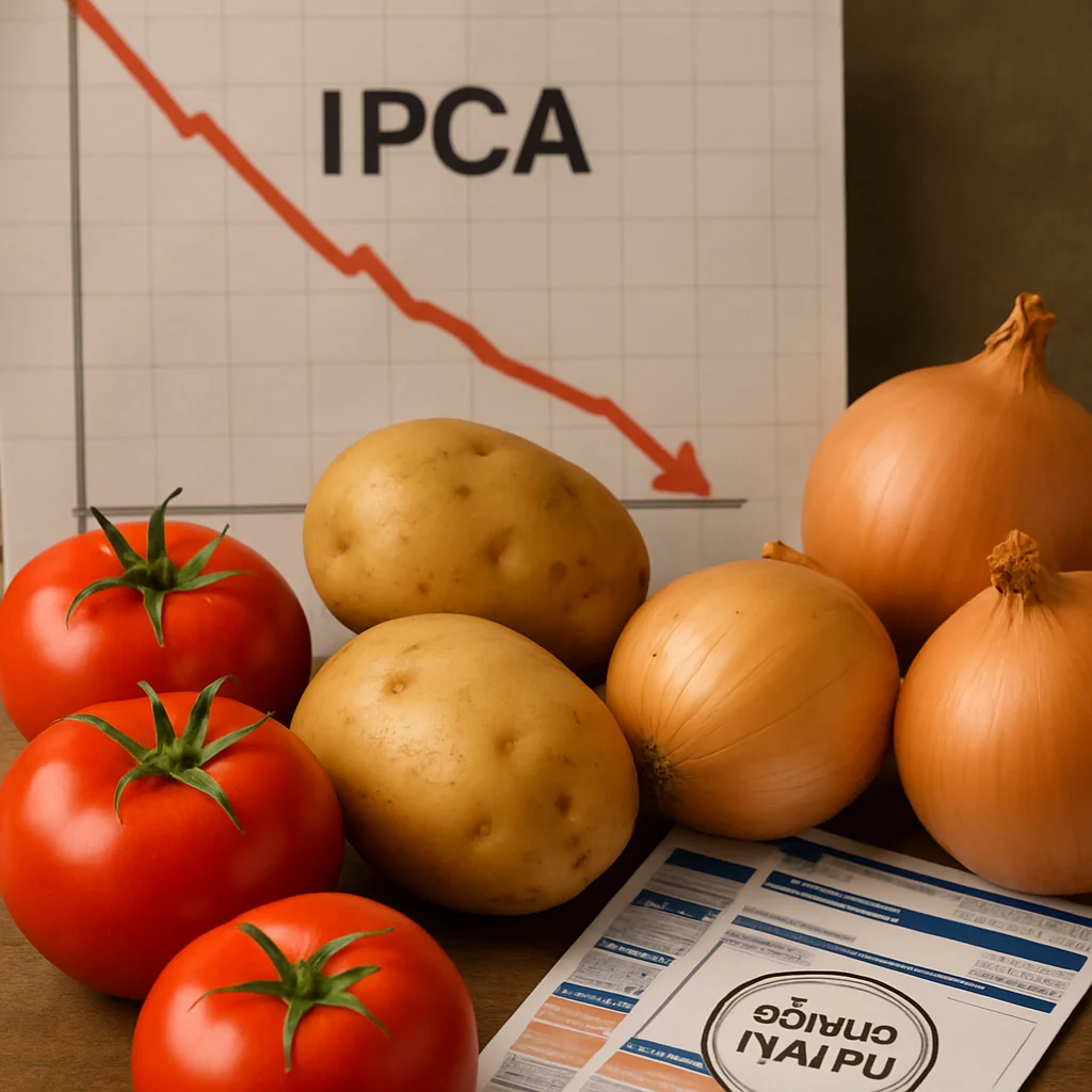 Brasil registra maior deflação em 3 anos com queda em luz e alimentos