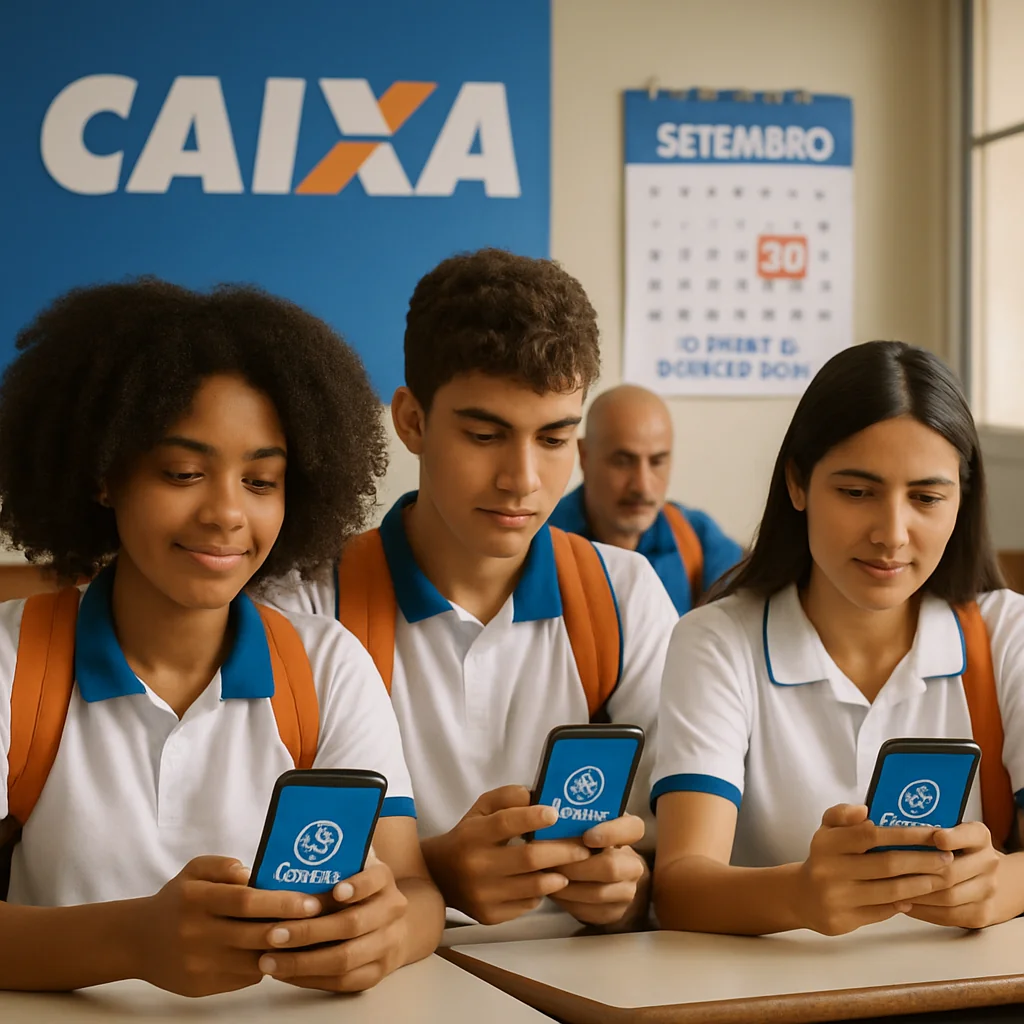 Caixa divulga calendário dos R$ 200 do Pé de Meia em setembro: confira datas e consulte no Caixa Tem