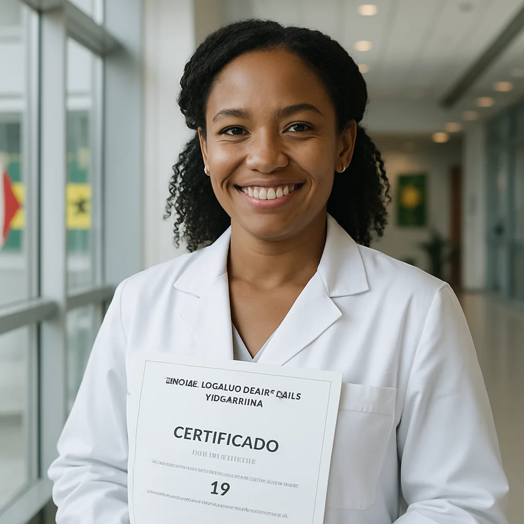 Keyla Sousa: Primeira Dermatologista de São Tomé com Nota Máxima na ULS Coimbra