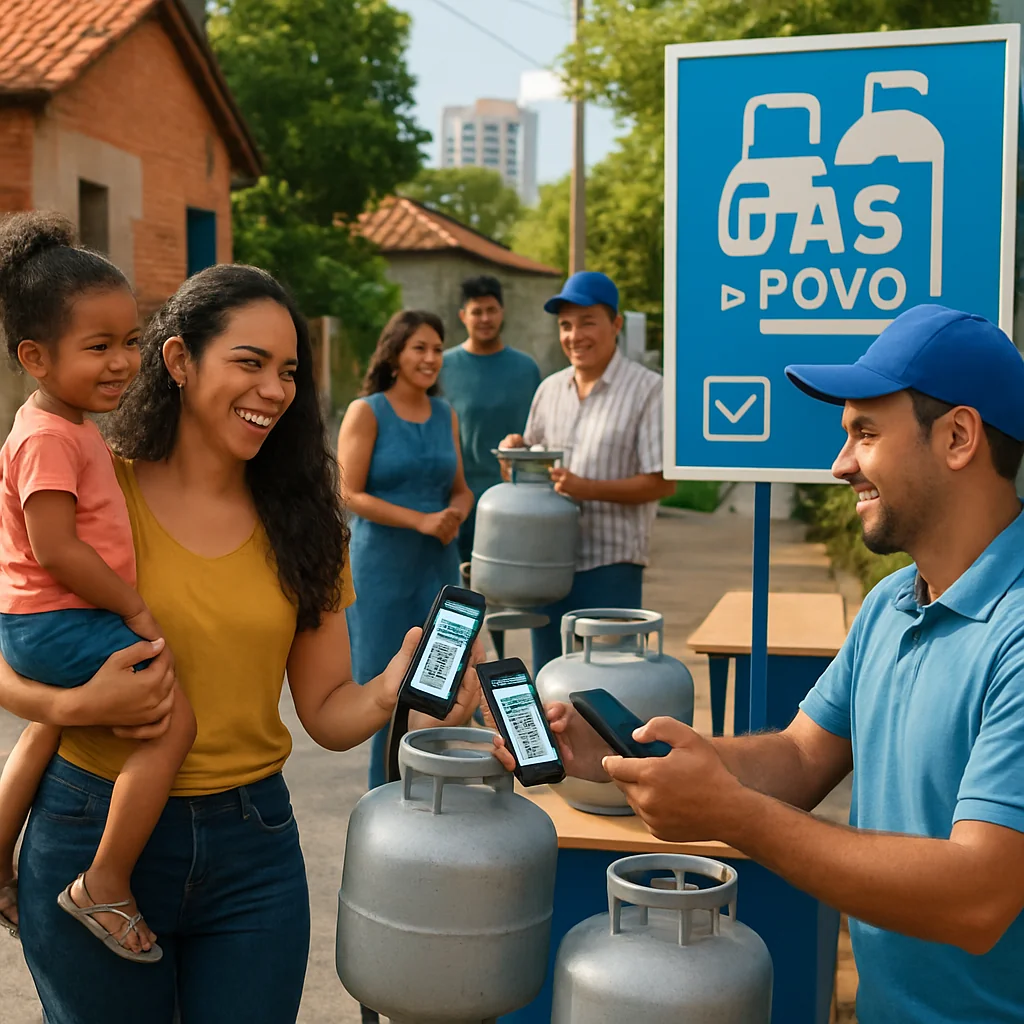Distribuição gratuita de gás para 15,5 milhões de famílias a partir de nov/2025