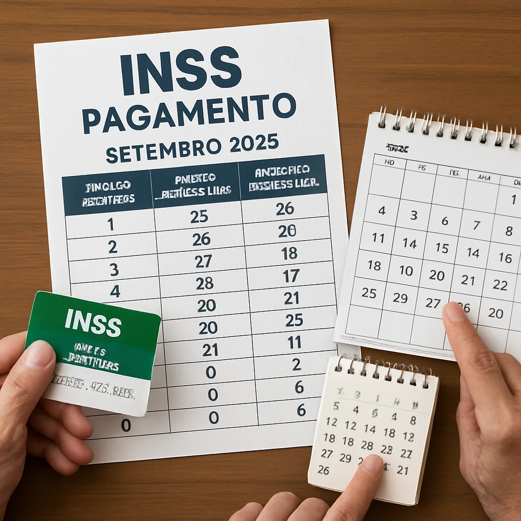 INSS revela calendário de pagamento setembro 2025 por número final