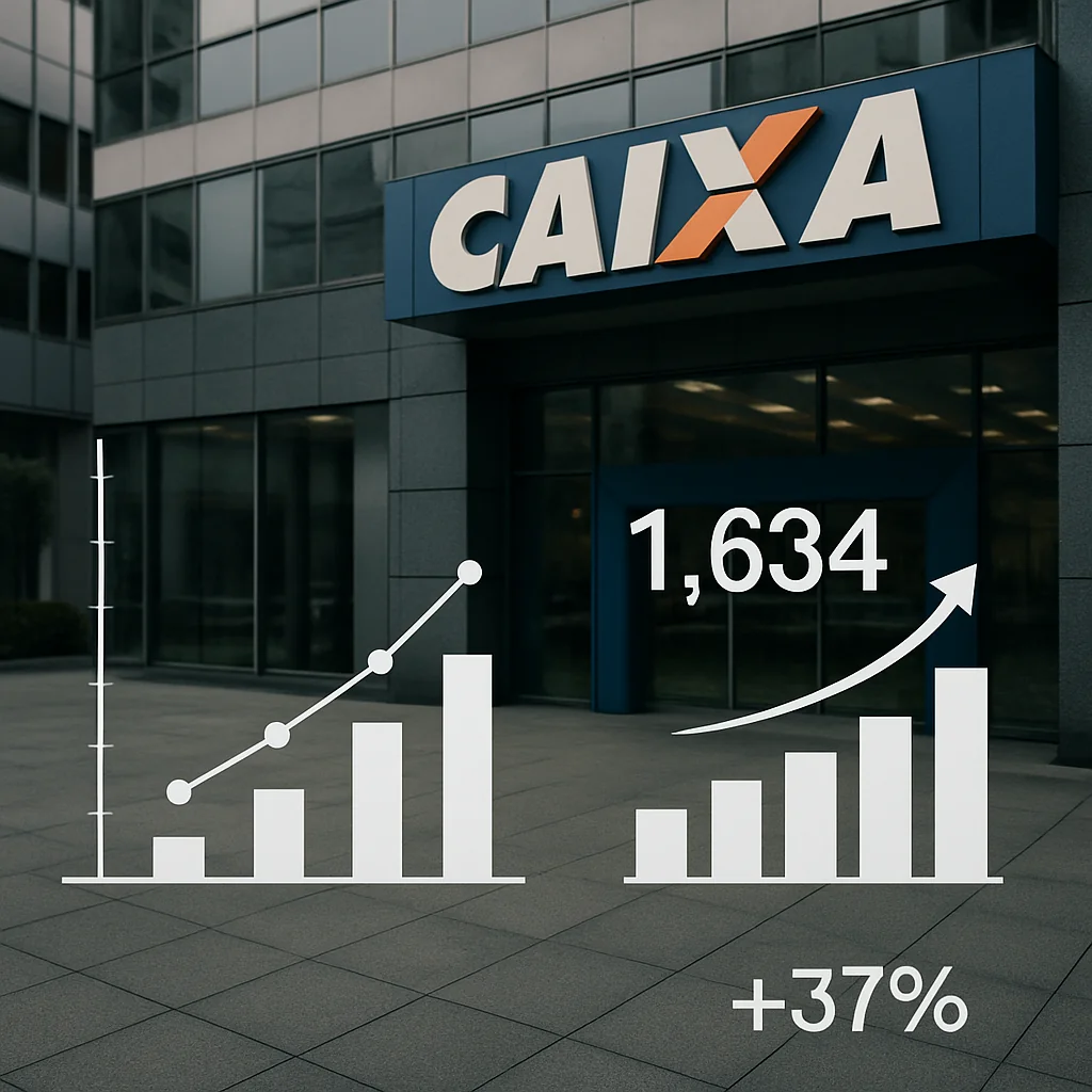 Caixa bate recorde de financiamentos e captação cresce 37% em 2025