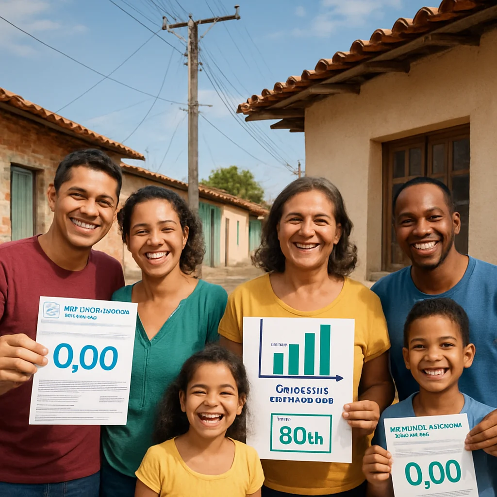 Nova Regra de Desconto na Energia Zera Conta para 113.665 Famílias Potiguares