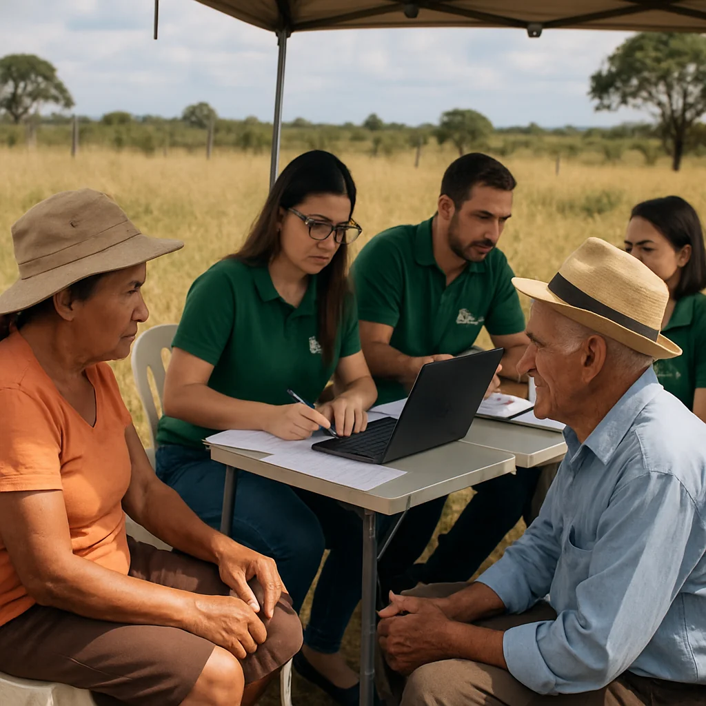 Mutirão do Cadastro Único no Assentamento Santa Clara: Inclusão Rural em Bataguassu