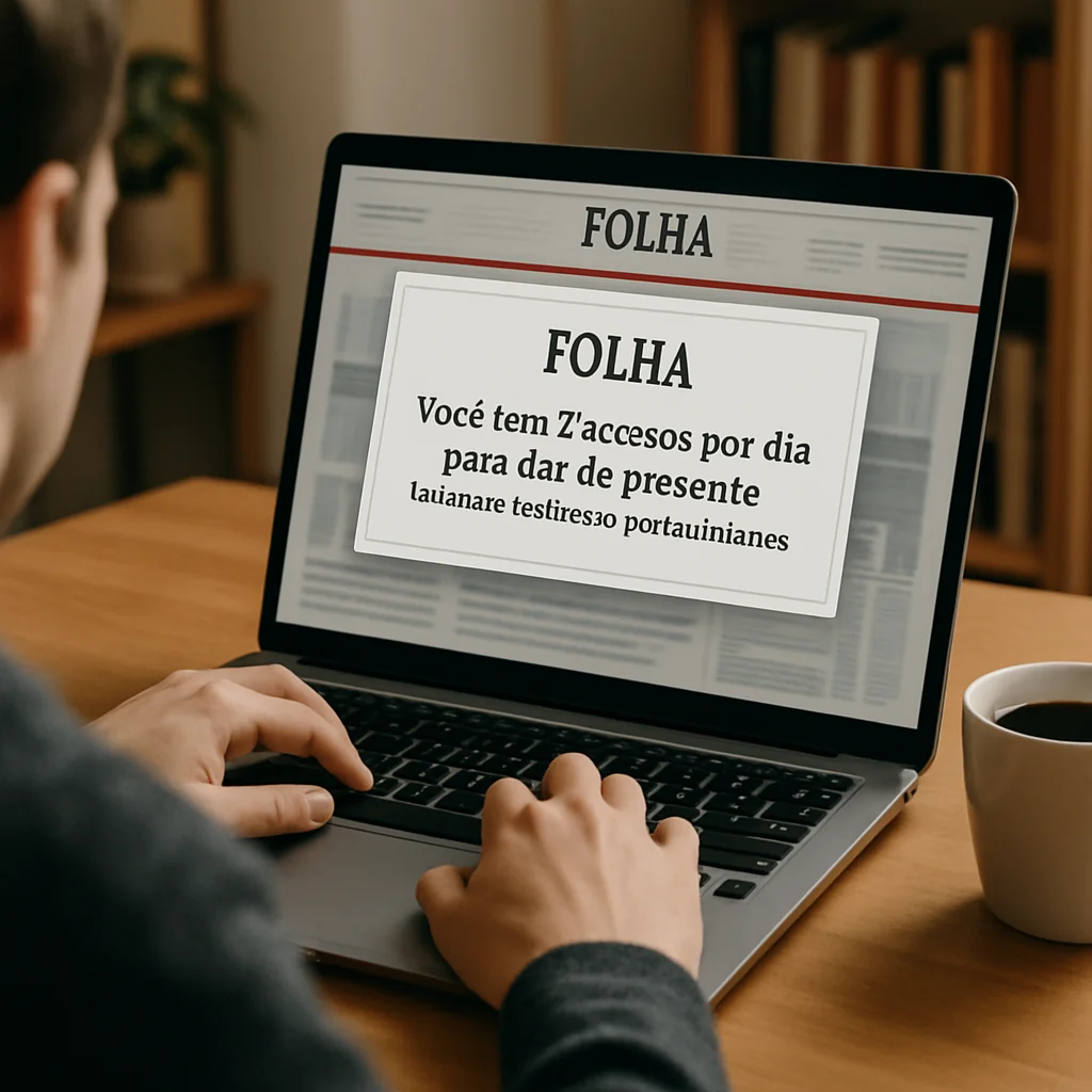 Dê o benefício do assinante: libere 7 acessos diários Folha