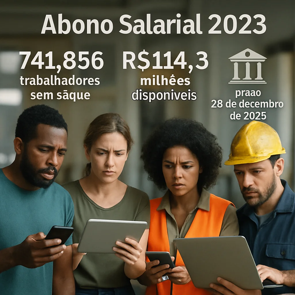 741.856 Trabalhadores Ainda Não Sacaram R$114,3 Milhões do Abono Salarial 2023