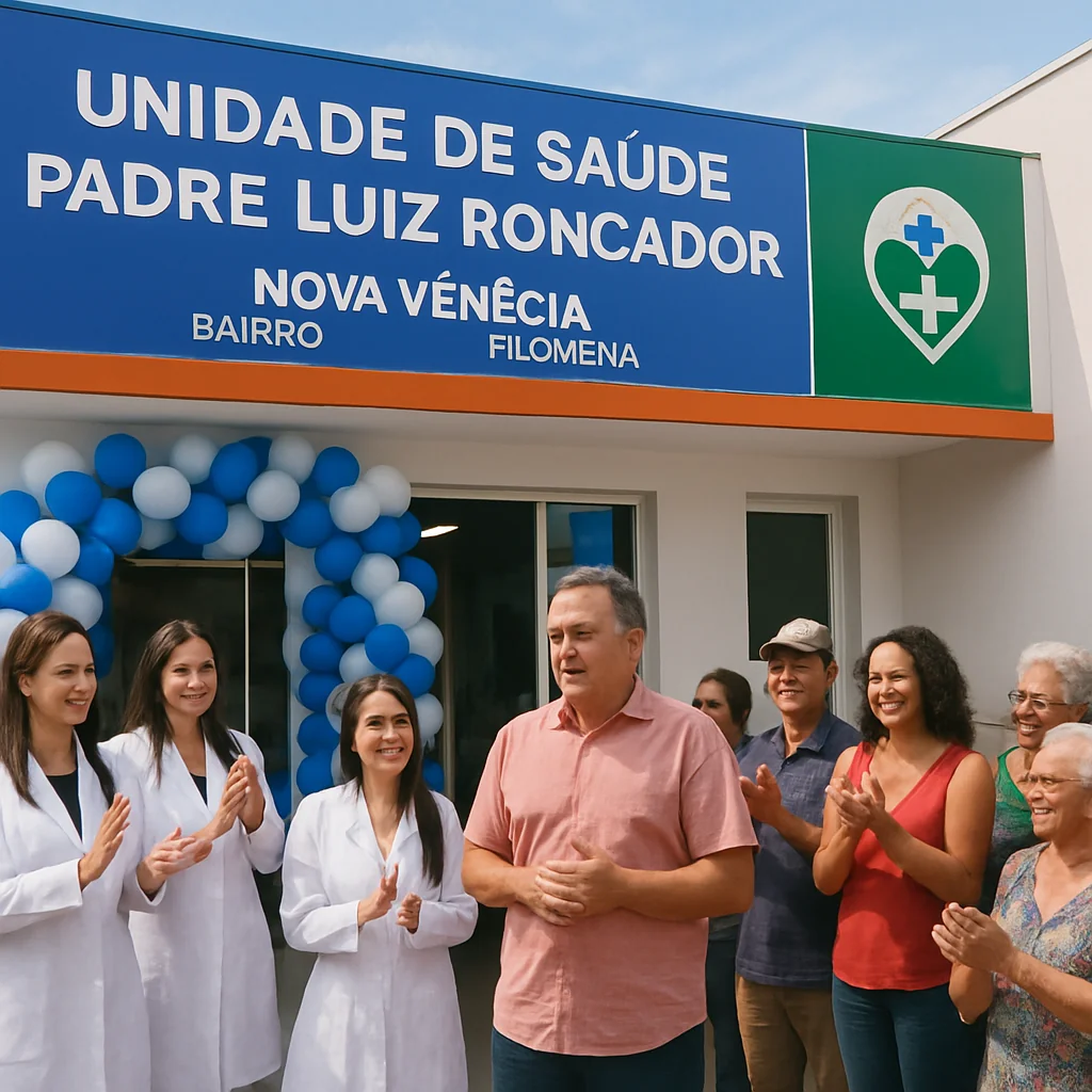 Prefeitura de Nova Venécia reinaugura Unidade de Saúde Padre Luiz Roncador