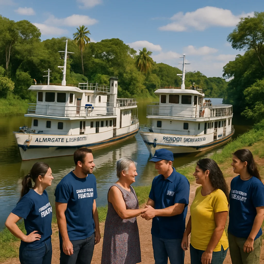 Pantanal MS: Justiça Itinerante Fluvial leva cidadania a comunidades ribeirinhas