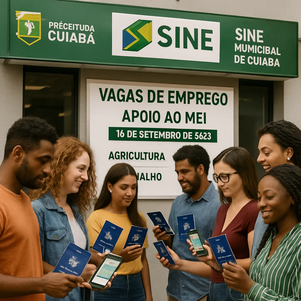 Notícias Agricultura e Trabalho: Sine Cuiabá oferta 775 vagas até R$ 7 mil