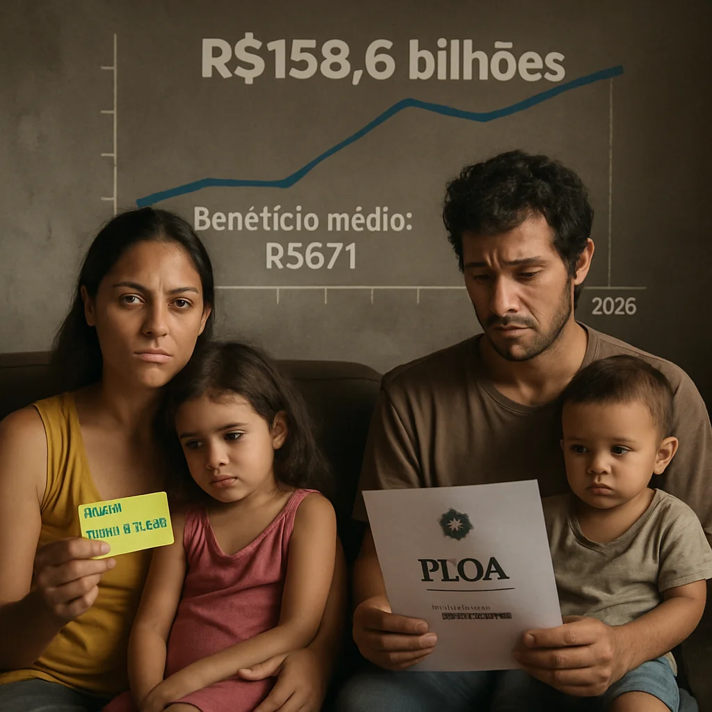Bolsa Família 2026: Orçamento de R$158,6bi sem reajuste, entenda o impacto