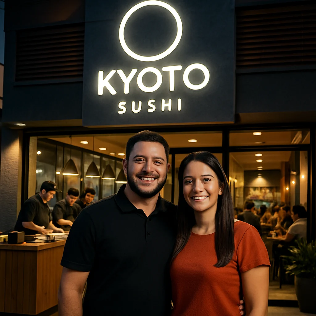 Marcos Borges e Thalita: Expansão do Kyoto Sushi com Cred Cop