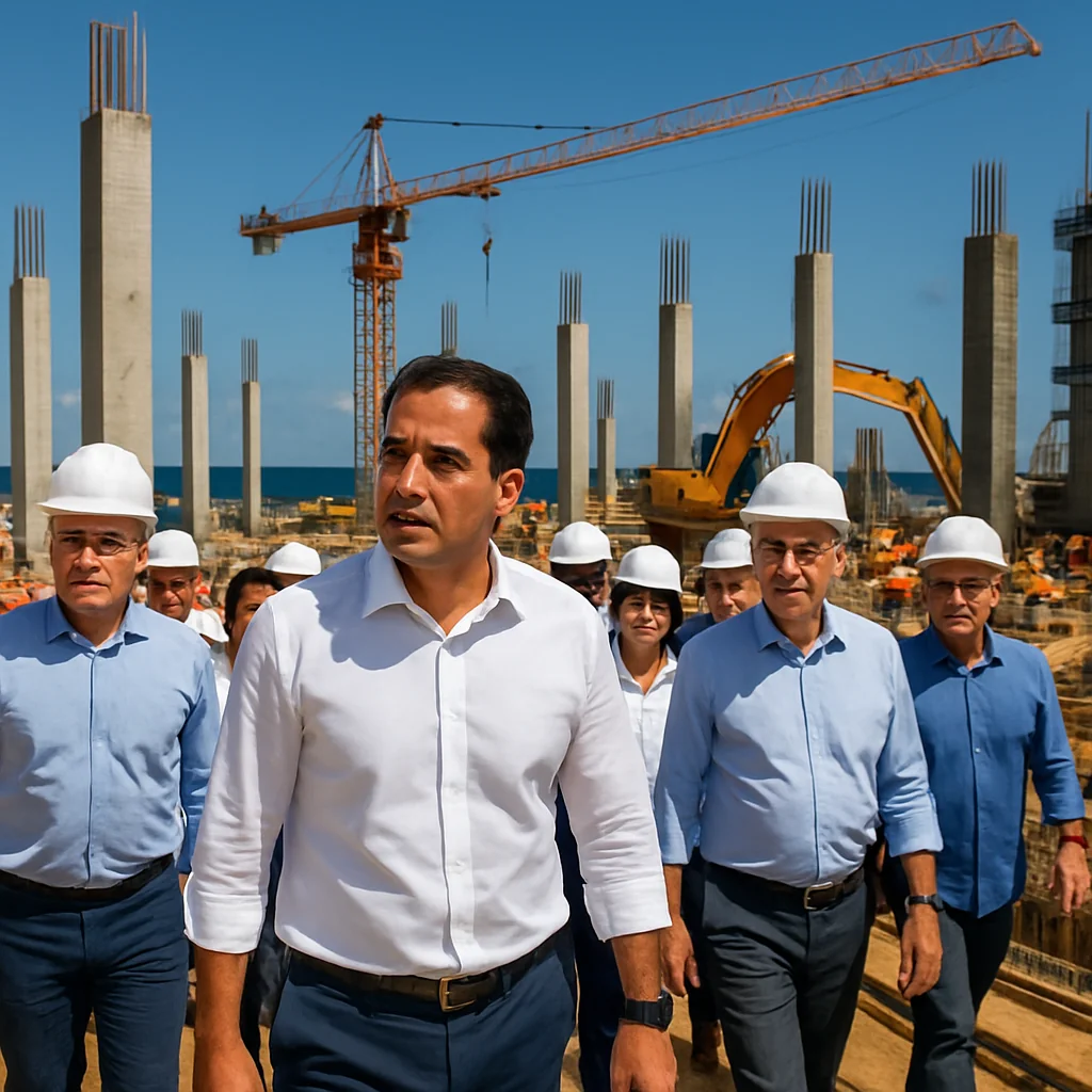 Prefeito Bruno Reis vistoria obras da Arena Multiuso na Boca do Rio