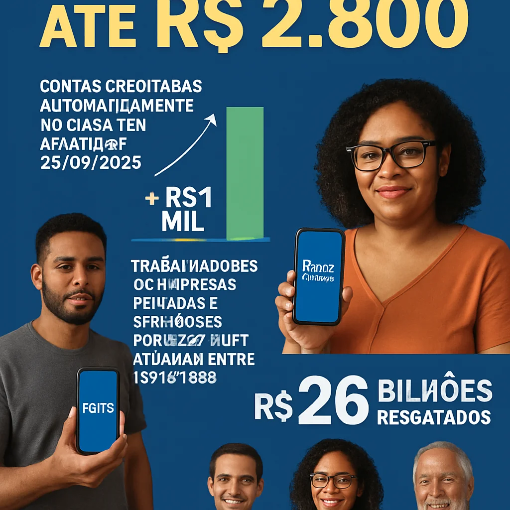 Governo federal libera até R$ 2.800 em cotas antigas do PIS/PASEP em 2025