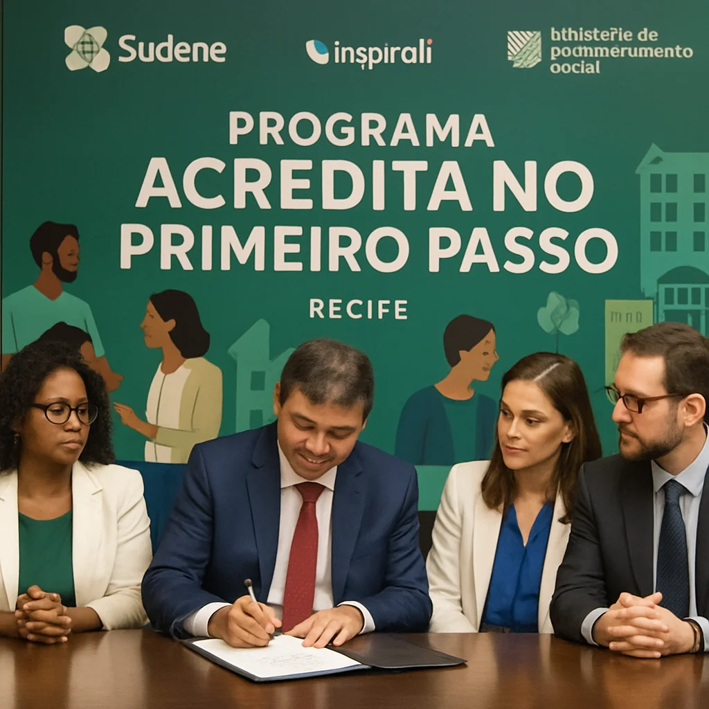 Sudene e Inspirali aderem ao Programa Acredita no Primeiro Passo em Recife