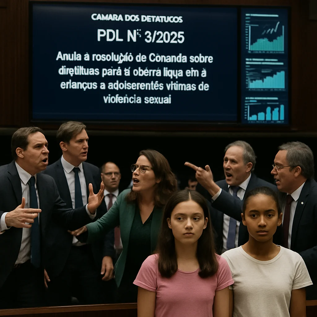 Projeto PDL nº 3/2025 Avança para Anular Resolução do Conanda sobre Aborto Legal