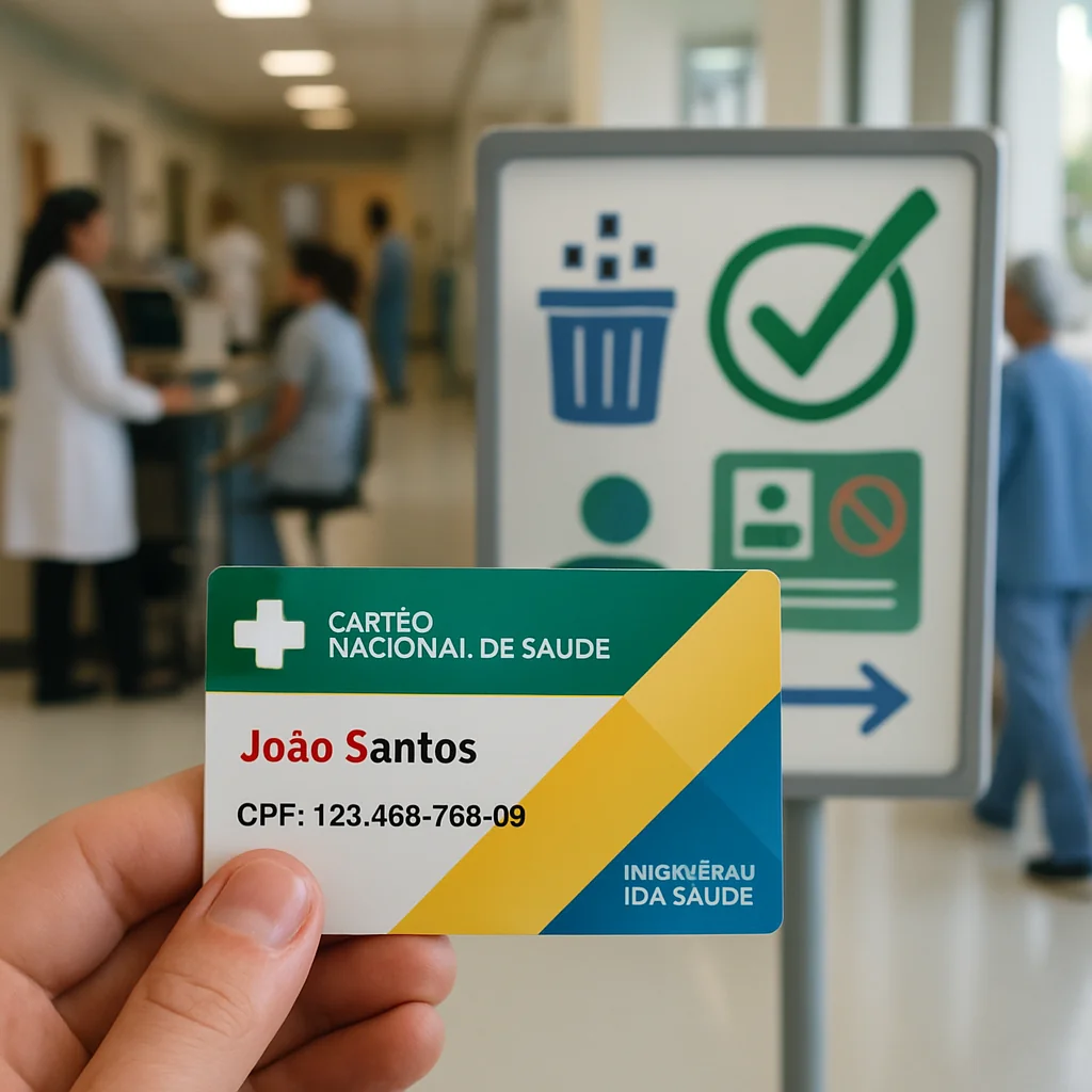 Cartão do SUS será unificado com dados do CPF do usuário em 2025