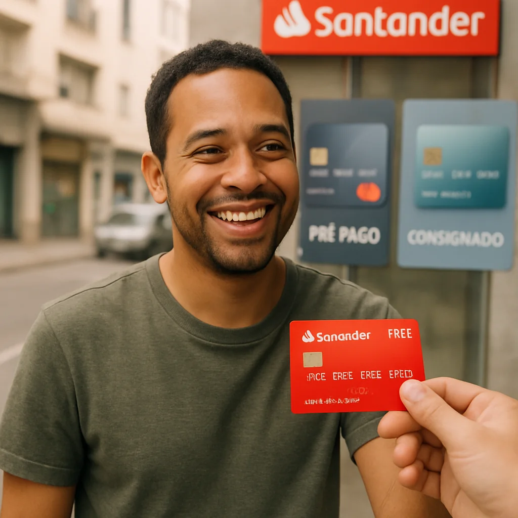 Cartões Santander para Negativados: Crédito Sem Anuidade para Reorganizar Finanças