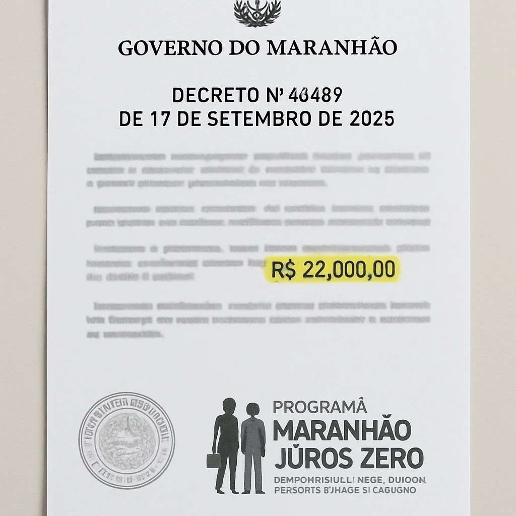 Decreto Nº 40499/2025: Novas Regras do Programa Maranhão Juros Zero