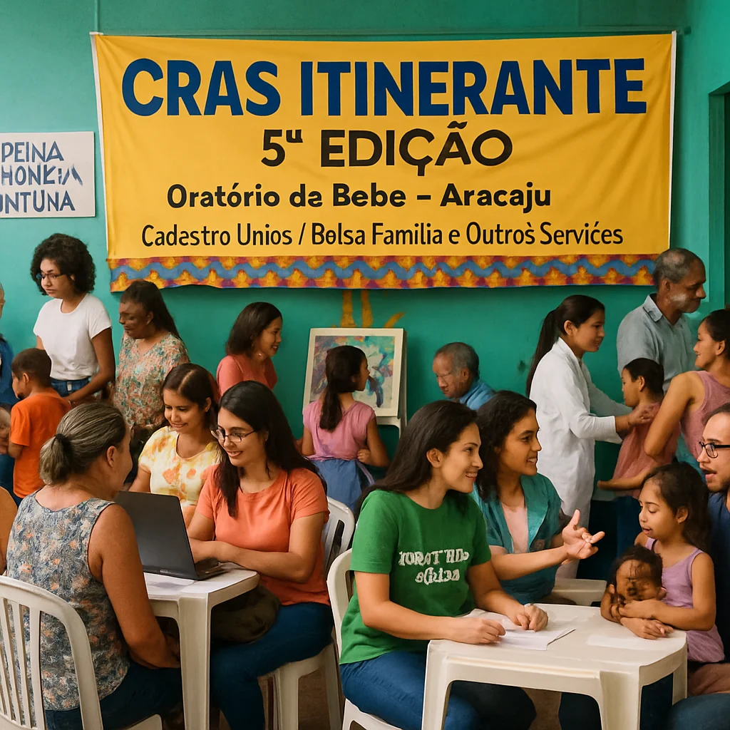 Prefeitura de Aracaju realiza 5ª edição do Cras Itinerante no Oratório de Bebé