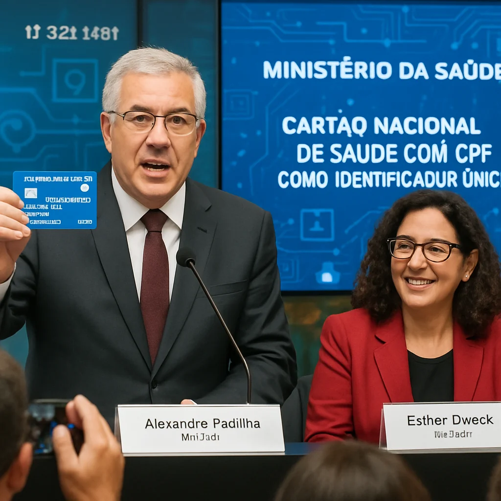 17/09/2025: Ministério da Saúde lança Cartão SUS com CPF único