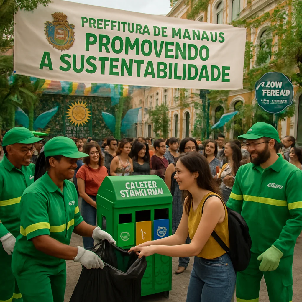 Prefeitura de Manaus leva inovação e reciclagem ao #SouManaus 2025