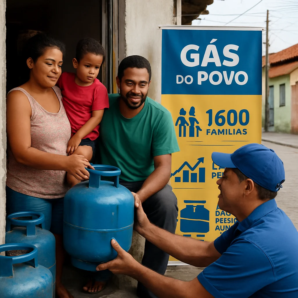 Programa ‘Gás do Povo’ amplia acesso ao gás para 1.600 famílias em Feira