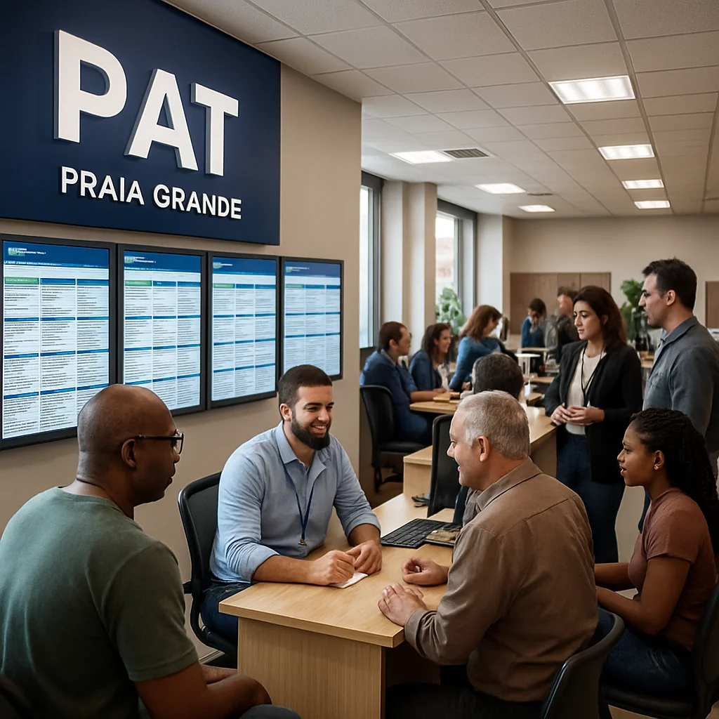 PAT de Praia Grande fecha 1º semestre de 2025 com 7 mil atendimentos