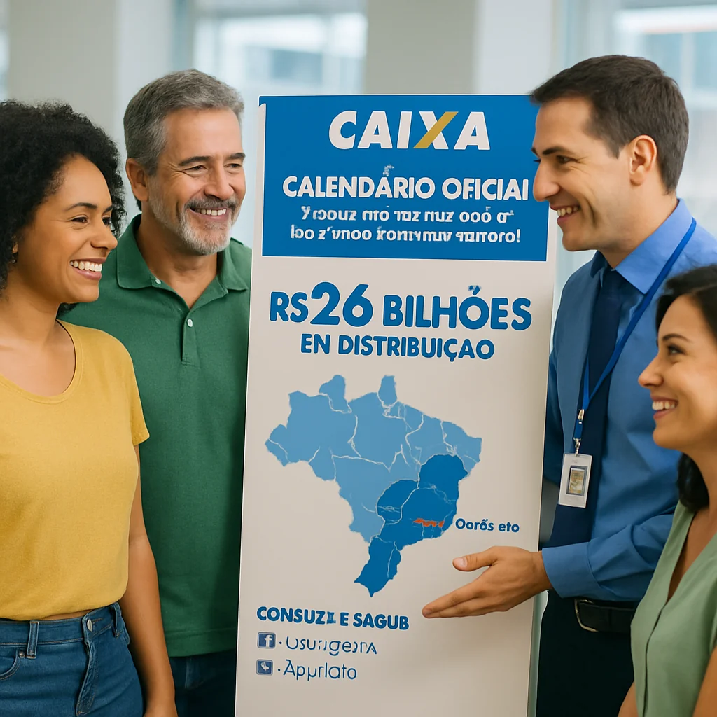 Calendário Fundo PIS/Pasep 2025: Liberando R$ 26 bilhões para 10,5 milhões