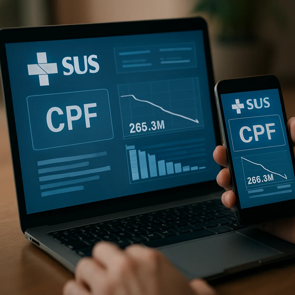 Transformação do SUS: CPF substituirá Cartão Nacional de Saúde até 2026