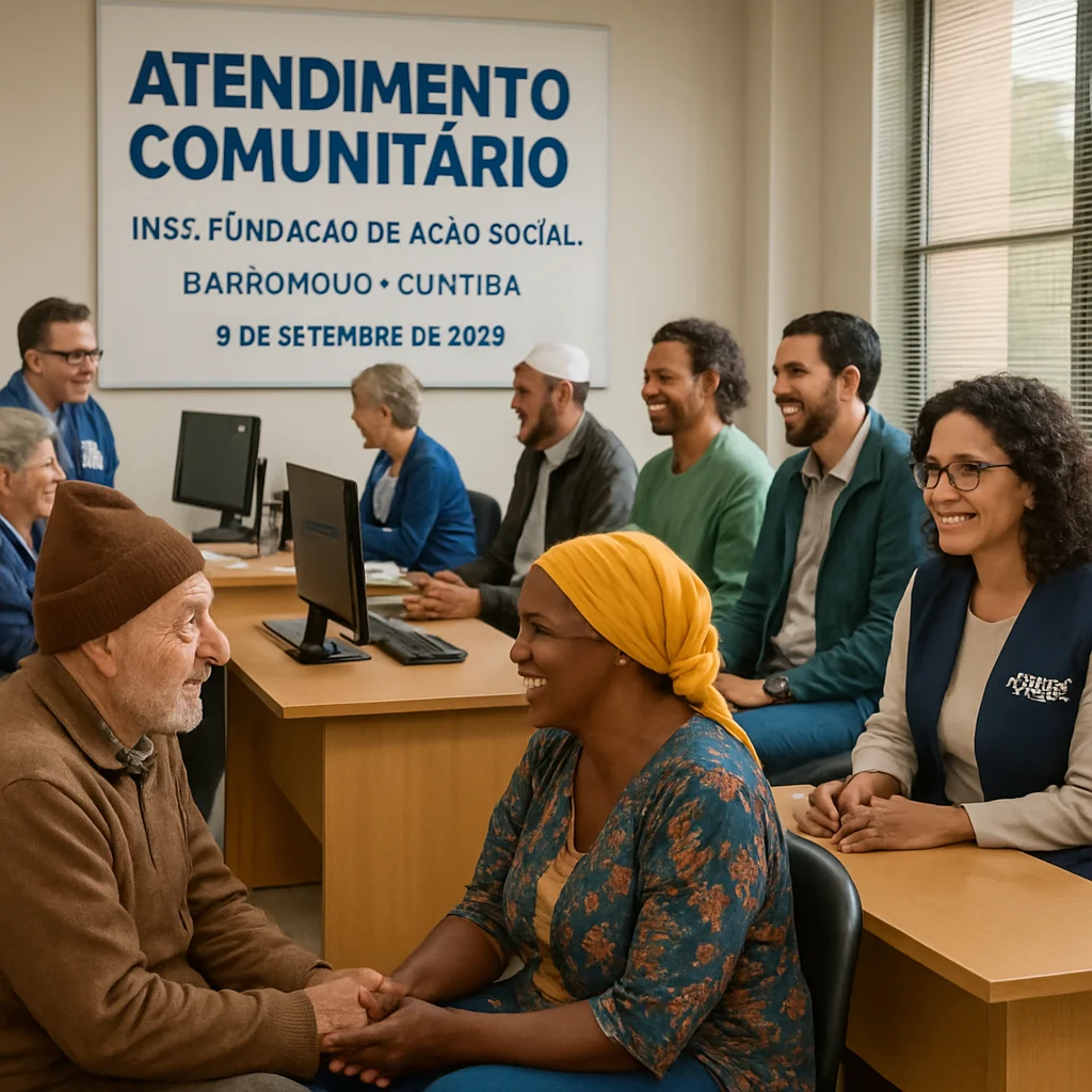 INSS realiza 100 atendimentos extras no Bairro Novo em Curitiba