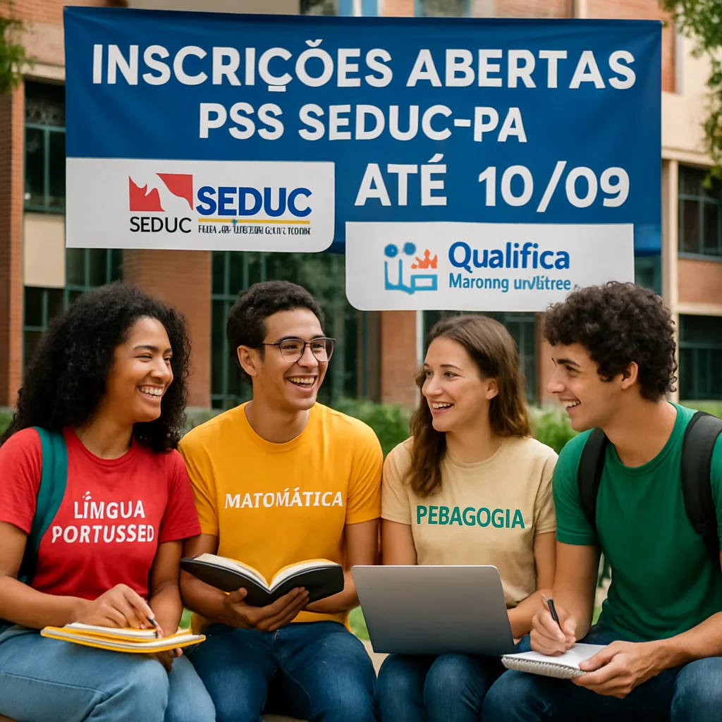 Inscrições abertas para o PSS da Seduc-PA: Cadastre-se até 10/09!