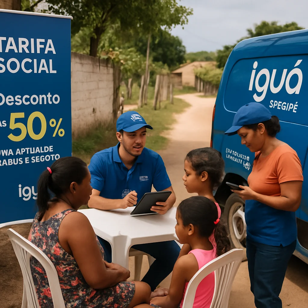 Iguá Sergipe amplia acesso à Tarifa Social com até 50% de desconto